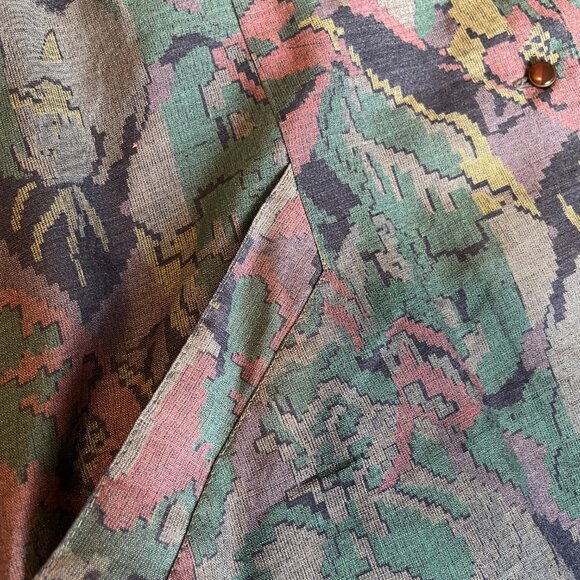 Vintage Summer Printed Lounge Dress - Picture 6 of 10